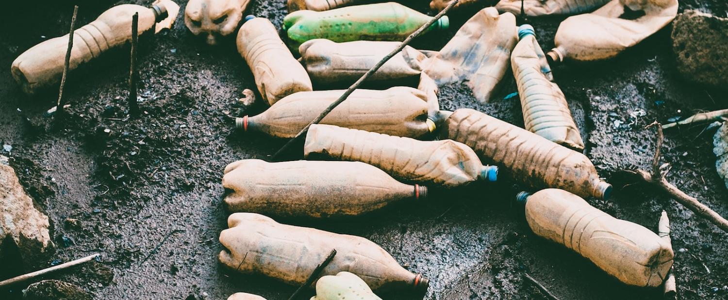 Plastic bottles on the beach (Photo: Simson Petrol/ Unsplash)